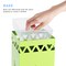 Metal Cactus Umbrella Stand Green Square Umbrella Holder with Cutout Design, Decorative Entryway Storage for Home & Office